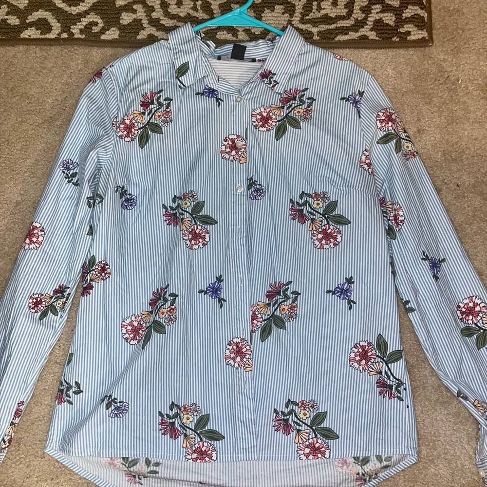 Floral Button Down